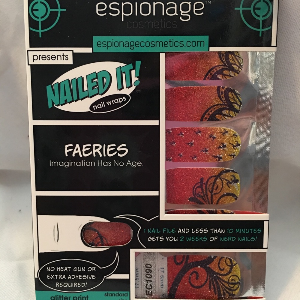 Espionage Cosmetics Nail Wraps- Faeries🧚🏿‍♀️